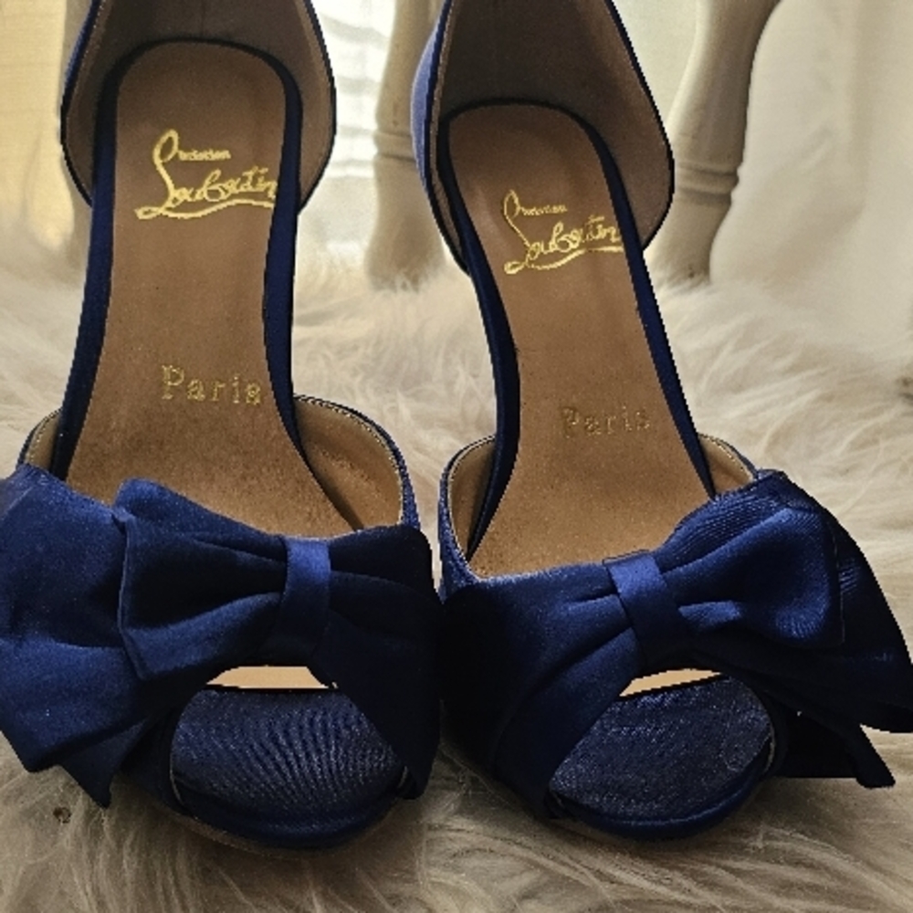 Christian Louboutin Women's Blue Heels